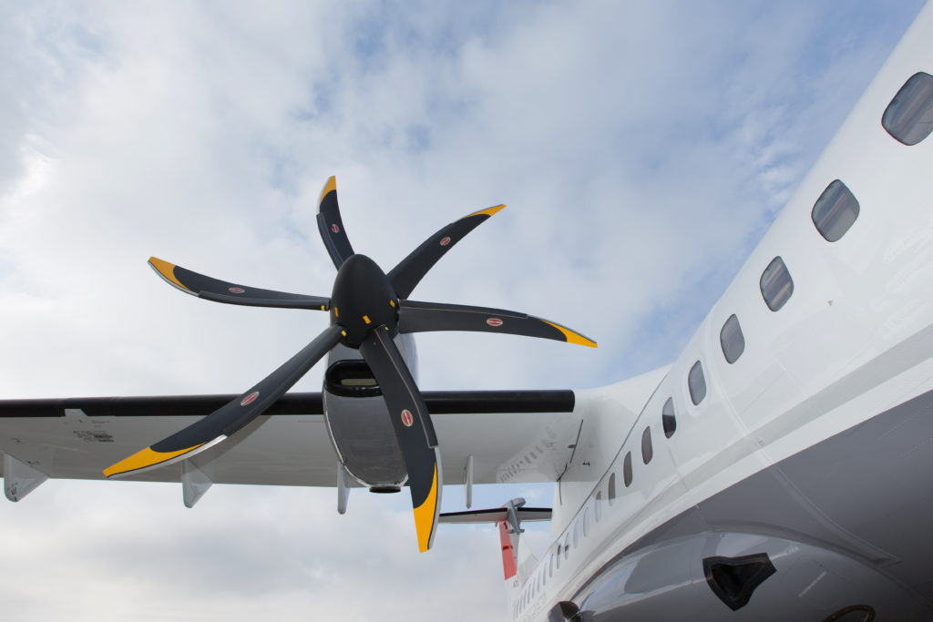ATR turboprop aircraft propeller