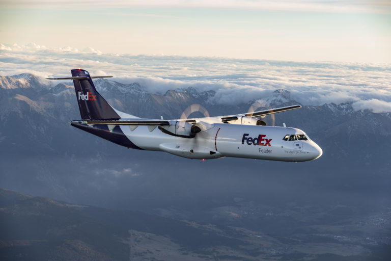 ATR 72-600F Fedex freighter aircraft