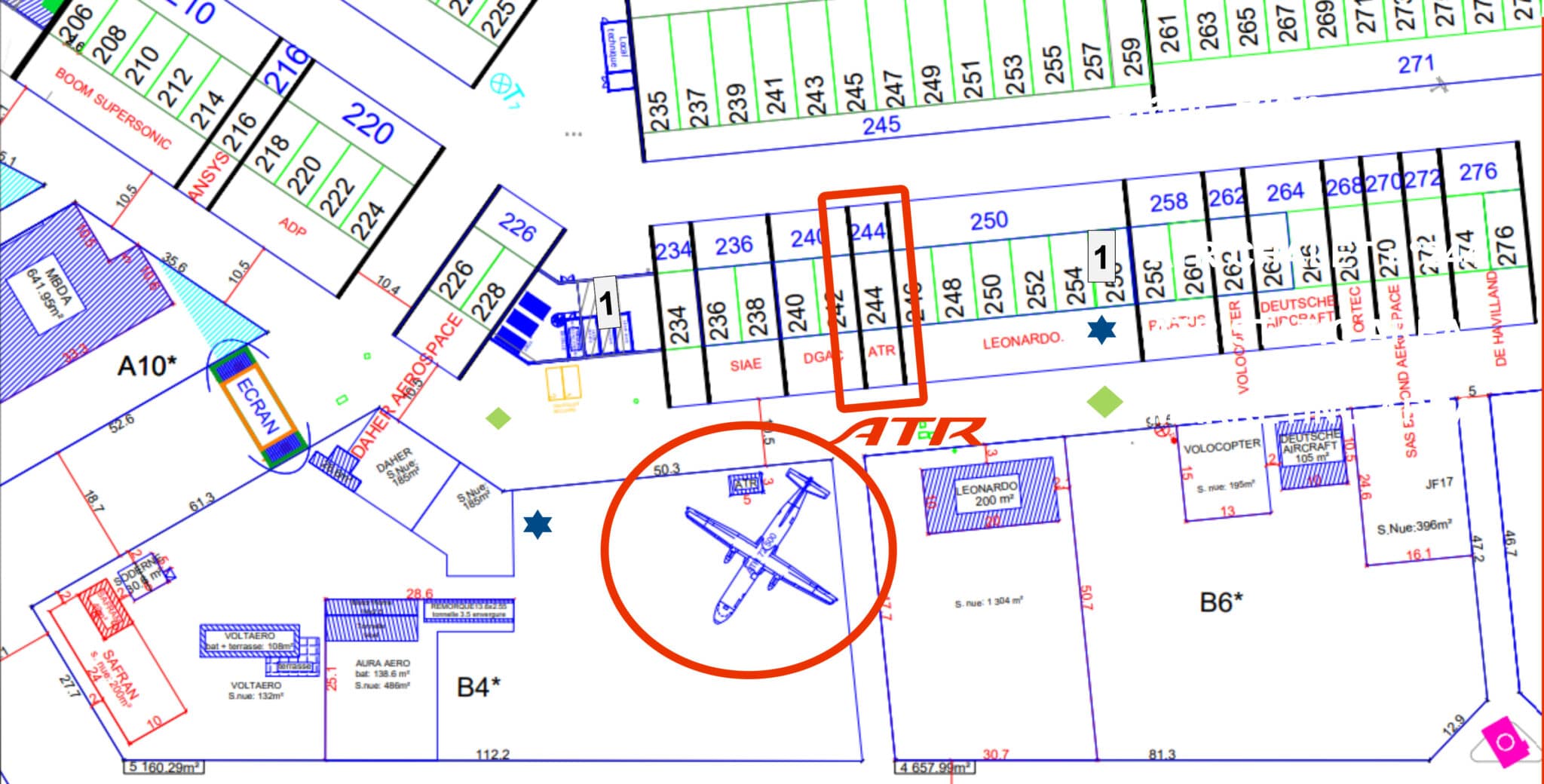 Floor Plan - Paris Airshow 2023