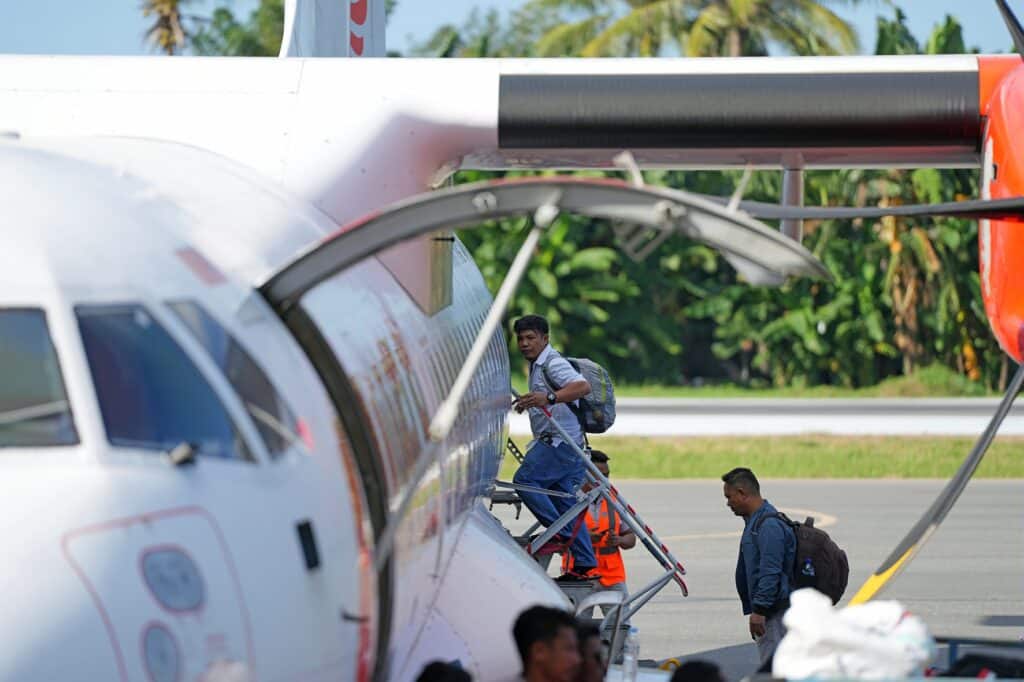 ATR turboprop aircraft - Regional Mobility passengers