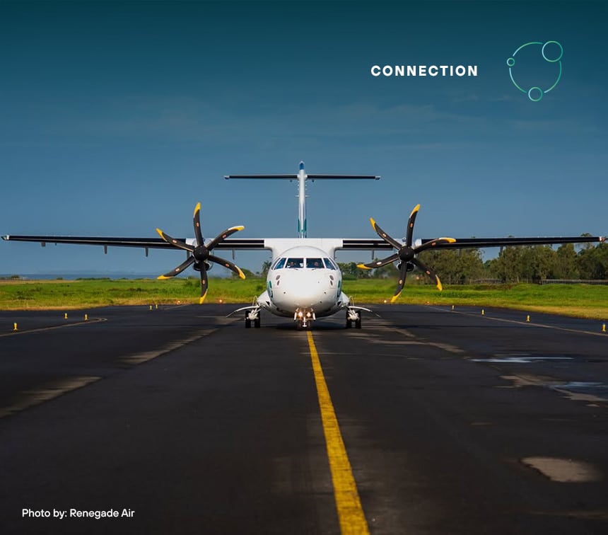 Renegade Air ATR turboprop aircraft