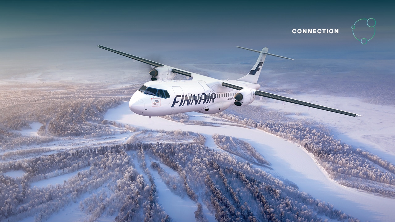Finnair ATR turboprop aircraft